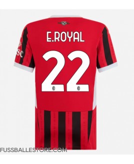 Günstige AC Milan Emerson Royal #22 Heimtrikot Damen 2024-25 Kurzarm